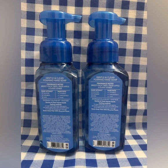NEW B&BW π(2)Crystal Blue Coast , Wash Rinse Repeat Foaming hand soaps - Picture 2 of 3
